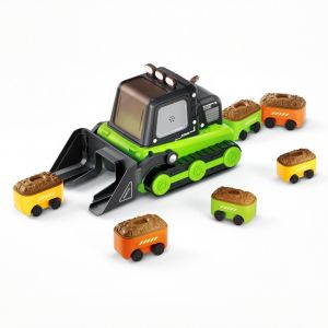 LUMIYA ic Tail Extension Remote Control Bulldozer Remote Control ABS Engineering Truck Toy Gifts Multiplayer Battle RC Construction Vehicle Childrens Play