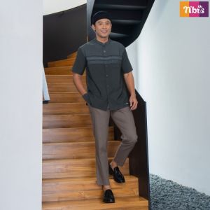 NIBRAS KOKO NK 117 BAJU MUSLIM PRIA LENGAN PENDEK TERBARU