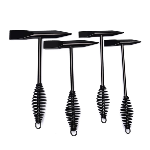 Professional Welding Slag Hammer High Carbon Steel Welding Hammer with Ergonomic Spring Handle for Debris Removal
