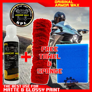 Original Armor Wax Coat with Sponge and Microfiber Towel for Motorcycle Glossy and Matte Paint