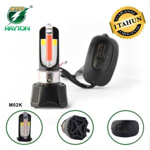 RTD Rayton Lampu Utama / Lampu Depan Motor LED M02K Putih dengan KIPAS / FAN