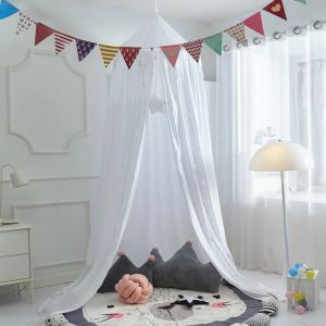 Hung Dome Mosquito Net for Baby Children Crib Bed Tent Girls Kids Bedding Living Room Decor Corner Canopy Tent Mosquito Net Baby