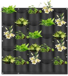 9/36/72 Holes Wall Mounted Planting Bag Green Plant Grow Planter Vertical Garden Living Bag Garden Supplies Container