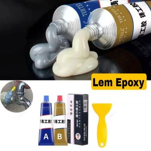 NA - lem besi epoxy plastic steel lem epoxy AB Lem Campur Penambal Besi