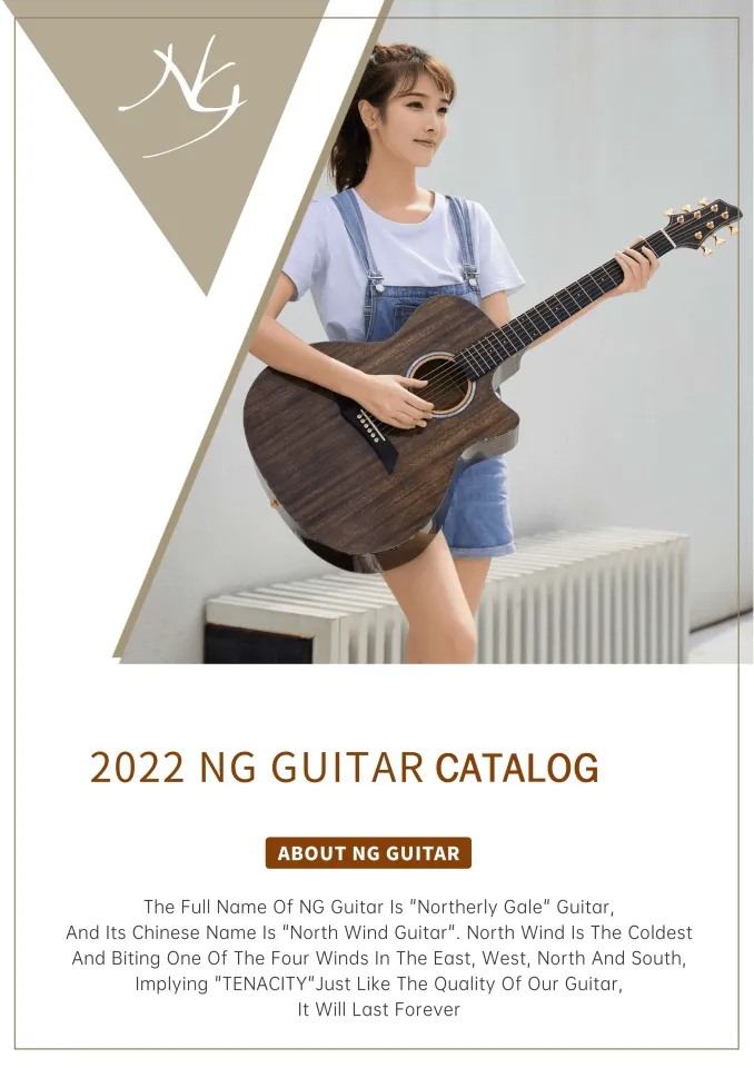 NG Northerly Gale Guitars FM-1 PK Maple Series OM Body Acoustic