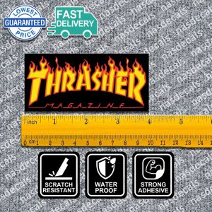 Stickers Waterproof THRASHER Motor Accessories Stickers for Motorcycle Sticker Hologram Honda Vinyl Stiker Decals