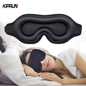 KIPRUN 3D Memory Foam Sleep Eye Mask  100% Blackout Sleep Mask for Women Men Soft & Comfortable Sleeping Mask for Light Blocking Eye mask for Sleeping Sleep Mask With Headphones - Lazada