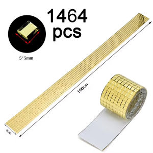 3M Disco Ball Mirror Stickers Real Glass Self-adhesive 3D Mosaic Tiles Mini Square Wall Sticker DIY Crafts Art Collage Decor