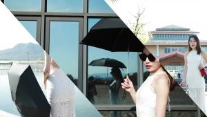 AE Umbrella sun umbrella compact and portable dual-use for sun and rain womens UV protection 50% off capsule umbrella high aesthetic value