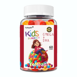 YoHealth OMEGA + DHA For Kids Gummies Vitamin Zinc C Probiotics for Brain Development Boosts Immune 60pcs