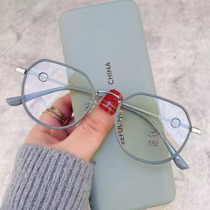 Mắt kính gọng tròn kim loai kính chống tia uv phong cách retro - Happy Life 4U