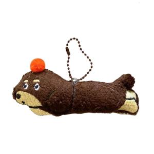 Cute Dachshund Plush Keychains Soft Dog Pendants for Bags and Keys Bag Ornament Bag Charm for Women and Men