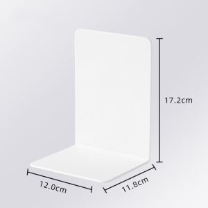 LINSBAYWU INS Desk Bookends L-shaped Durable Book Stand Book Holder Simple Book Support Rack Bookshelf