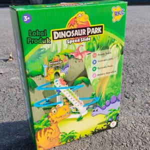 Mainan Tangga Sirkuit Variasi Dino Park Colored Light Dan Dynamic Music RKC 10053 4 | Mainan Dinosaurus Slide Naik Turun Tangga Ada Music | Mainan Seluncuran Tangga Excalator Murah Dan Bagus Menggunakan Baterai