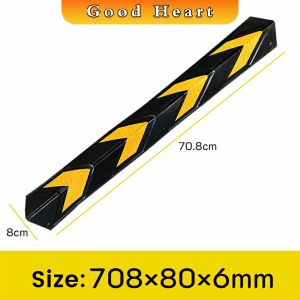 J.D. ยางหุ้มขอบเสาหุ้มมุมเสา สำหรับกันรถชนขอบเสา  แถบสะท้อนแสง Rubber Wall Corner