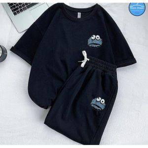 SET MONSTER SETELAN WANITA CELANA PENDEK ( V1)