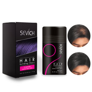 SEVICH Hair Building Fibers Powder Instant Hair Fibers Thickening Sprays Hair Loss Concealer Long lasting Replenish Hairline Dense Hair for Bald Spots Thinning Hair 12g