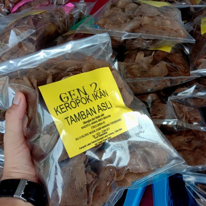 Keropok Keping Terengganu (Ikan Tamban ASLI 100%)