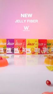 W Jelly Wink White Collagen Jelly Detox Fiber Collagen Vit-c (1Box 7Sachets)