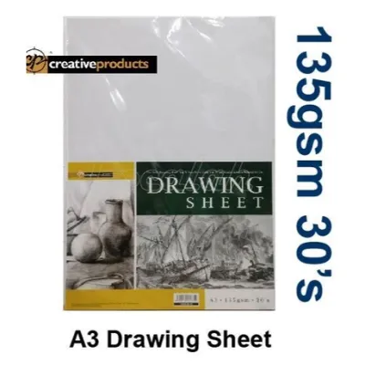 A3 135gsm 30s Drawing Sheet (CP SCDB-53135)