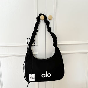 ALO bag Soft Fabric Ruched Strap Hobo Shoulder Bag Ultra Light Small Capacity crocsbody Handbag For Women Daily Shopping