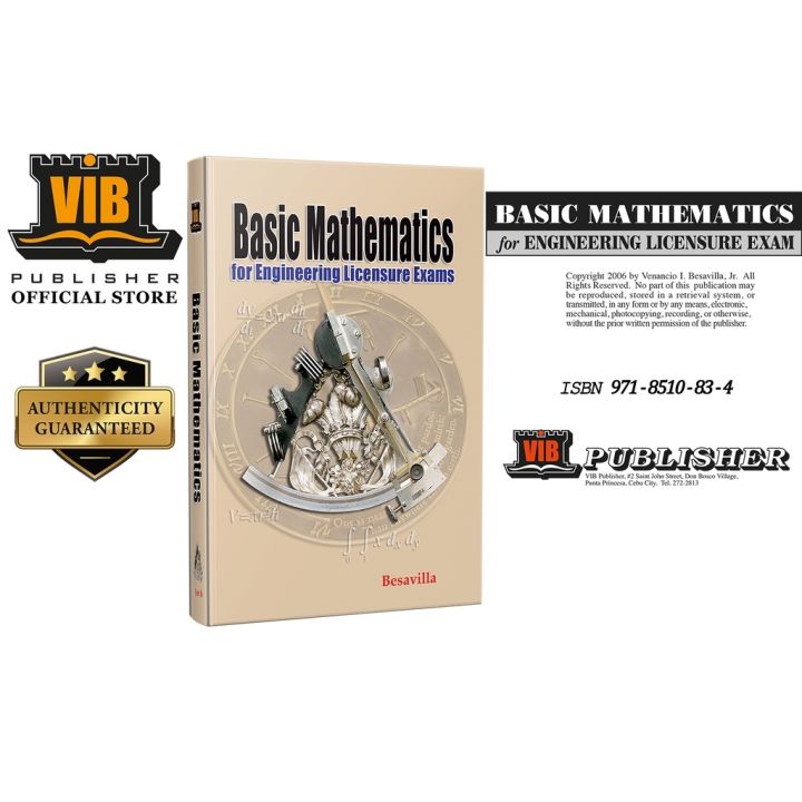 Besavilla basic mathematics for engineering licensure exams lazada ph