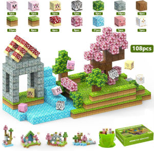 My Magnetic Building Blocks World Garden Theme Set Magnetic Childrens Educational Sensory Toys Building Blocks
