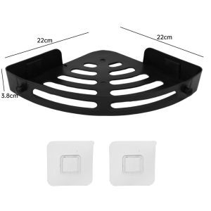 1/2pcs Bathroom Shelf Makeup Storage Organizer Aluminum Alloy Shampoo Rack Shower Shelf Bathroom Accessories No Drill Wall Shelf