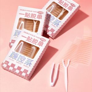 IVAOU S/M/L Breathable Eye Lift Strips Waterproof Mesh Type Big Eye Invisible Eye Stickers Lace Eyelid Stickers Invisible Double Eyelid Tape Self-adhesive Fiber
