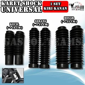 KARET SHOCK MOTOR COVER DEPAN PELINDUNG SHOCKBREAKER SHOK SOK BREAKER UNIVERSAL MATIC BEBEK TRAIL