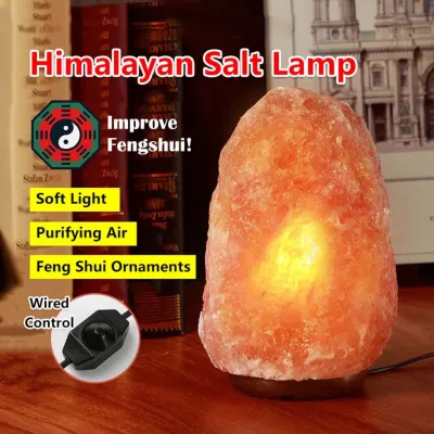 Pure Himalayan Rock Salt Lamp Natural Shaped Air Purifier Ionizer 盐灯 Feng Shui 风水