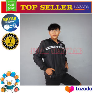 Rompi Jaket Logo JM Plus Motif Garis Double Fungsi Rompi Motor Jaket Outdoor Rompi Outdoor Jaket Motor Hight Quality