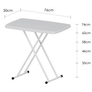 Folding Table Study Table Foldable Desk Space Saver  Computer Table Plastic Tables Folded Table Desk Organizer