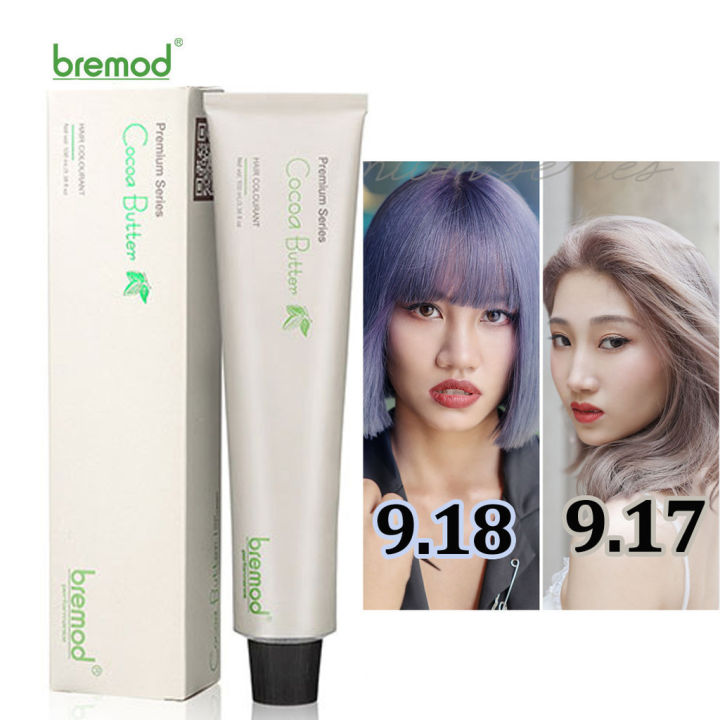 Bremod Premium Series Cocoa Butter Hair Color Gray, Ash white, Smokey ...