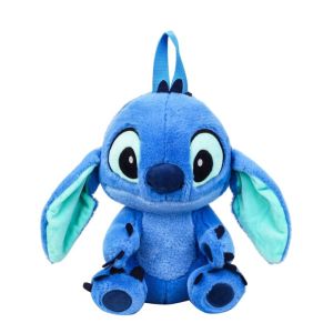 GIORGIONE การ์ตูน กระเป๋าเป้ผ้าฟลัชลายสติช หลากหลาย ผ้าฝ้ายพีพี กระเป๋าสะพายไหล่ตุ๊กตาอนิเมะ นุ่มนวล ของเล่นสัตว์ยัดไส้ กระเป๋าเป้ตุ๊กตาสติช เด็ก