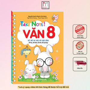 Sách - Take Note! Văn 8 (không lò xo) Nguyễn Quốc Khánh