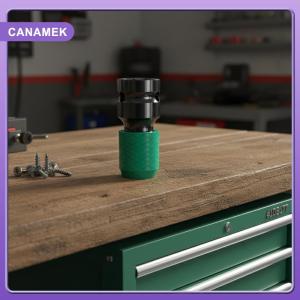 【CANAMEK】 1 2 to 1 4 Impact Wrench Drill Adapter Hex Converter Socket Bit Holder Convenient Tool for Construction Jobs and Home Use