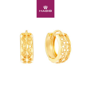 HABIB Oro Italia 916 Yellow Gold Earrings GE72650222 (22K)