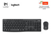 Logitech MK295 Silent Wireless Mouse & Keyboard Combo with SilentTouch Technology Full Numpad Advanced Optical Tracking Lag-Free Wireless 90% Less Noise
