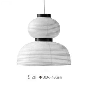 Zen-Inspired Japanese Paper Lantern Pendant Light For Bedroom Dining Room Living Room And Homestay