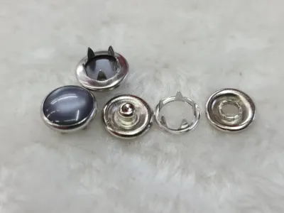 Pearl Snap Button #333p 12mm (1set) Butang Ketip Mutiara 12mm (1 Pasang) Brass Material Anti-Rust.