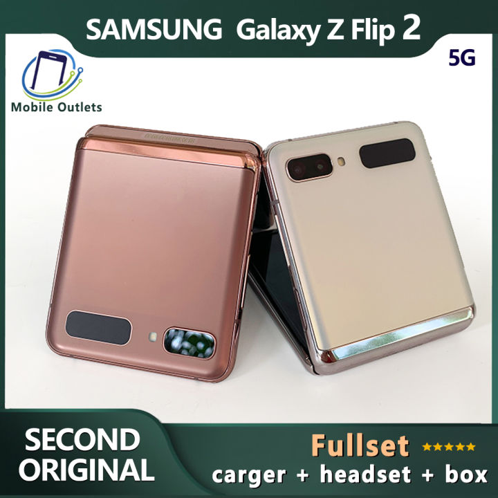 Samsung Galaxy Z Flip2 Snapdragon 865 / RAM 8 Second Mulus Fullset ...