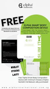 INSTOCKS! 18% OFF! ELPHA SLIM IT FAT REDUCER JELLY BLOCK + BURN FATS MADE IN KOREA NUTRISLIM