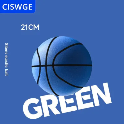 [COD] CISWGE 18 21 24cm Bouncing Mute Ball Indoor Silent Basketball With Hoop High-Resilience Lightweight Mini Basketball Kids Gifts