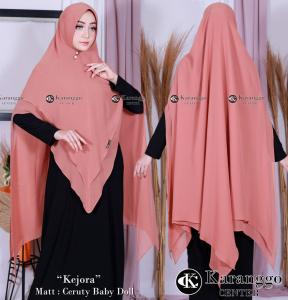 [BISA COD] - jilbab kekinian karanggo KEJORA - Kerudung Langsung Pakai Model Terbaru Hijab Instan