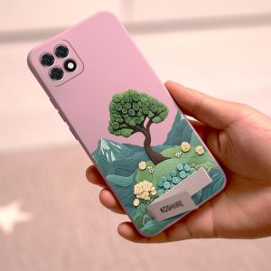 ซองสำหรับ SAMSUNG a12 m12 a22 5g samsung a22 4g ซองศัพท์ ซองนิ่ม ซิลิโคนเหลว ป้องกันแรงกระแทก ดีไซน์ใหม่ สวยงาม ลายต้นไม้ พร้อมที่วาง YTCBZJLS01
