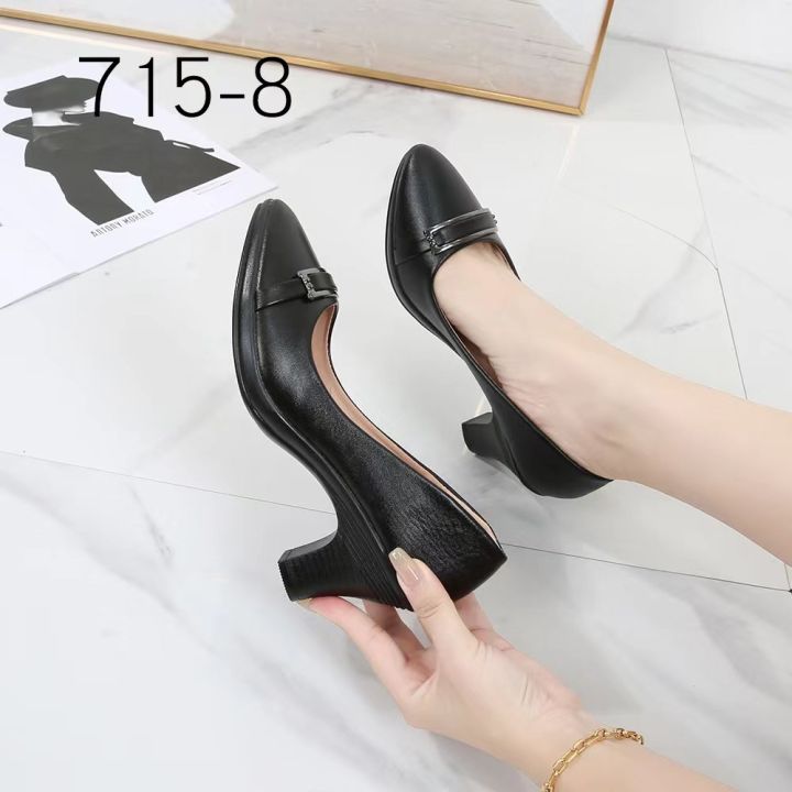 2 inch heels black shoes best sale