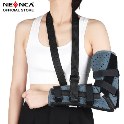 NEENCA Đai Treo Tay Dụng Cụ Cố Định Vai-Cơ Ống Xoay Đai Ôm Hỗ Trợ-Đai Y Tế Thoải Mái Cho Chấn Thương Vai Cánh Tay Trái Và Phải Nam Và Nữ Cho Gãy Trật Khớp Gãy Xương Căng Thẳng