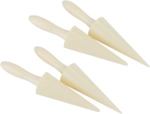 4Pcs Cone Roller Pizzelle Roller Krumkake Cone Ice Cream Cone Mold Roller Pizzelle Roller Cone Pastry Ice Cream Cone MoldWaffle Cones Pastry Decorating Baking Tool