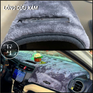 Thảm taplo xe Chevrolet Spark 2009 đến 2013 da carbon nhung lông cừu có đế chống trượt 3 lớp dày dặn bảo hành 12 tháng